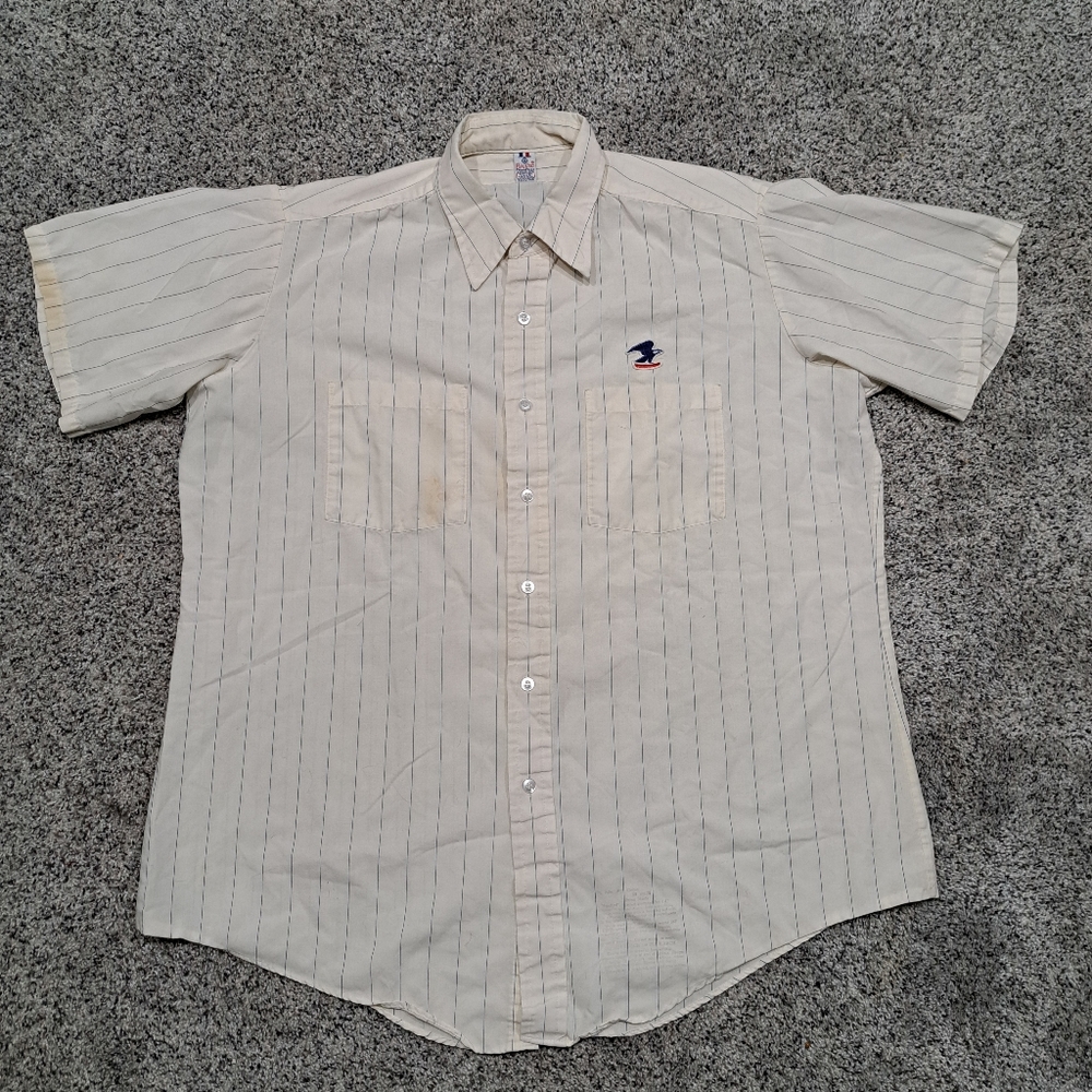 Vintage USPS Letter Carrier Shirt Mail Delivery Mens Size XL